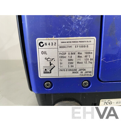 YAMAHA EF1000iS Inverter Generator - ORP $1799
