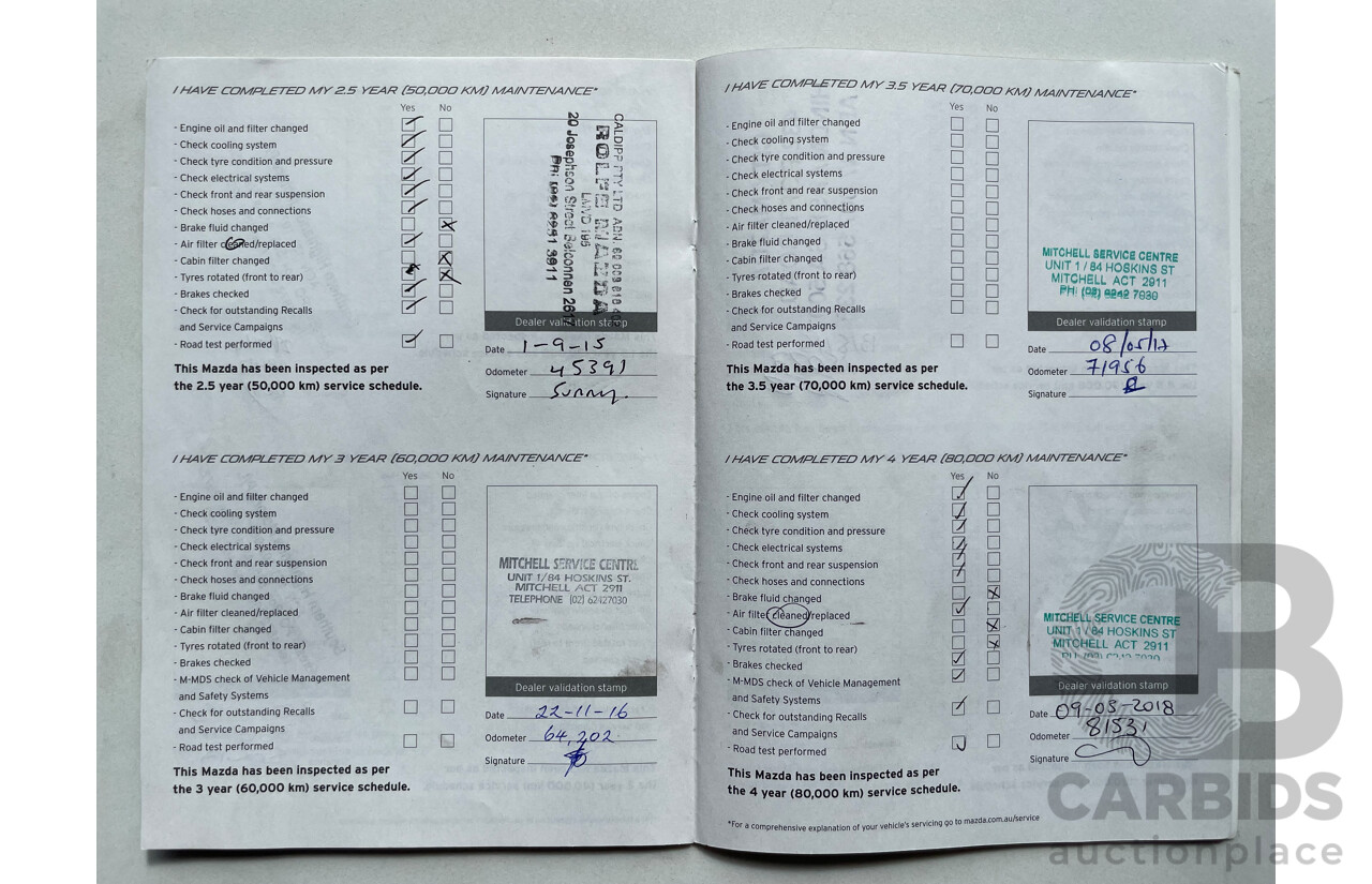 12/12 Mazda Cx-5 GRAND TOURER (4x4) AWD  4D Wagon Blue 2.2L