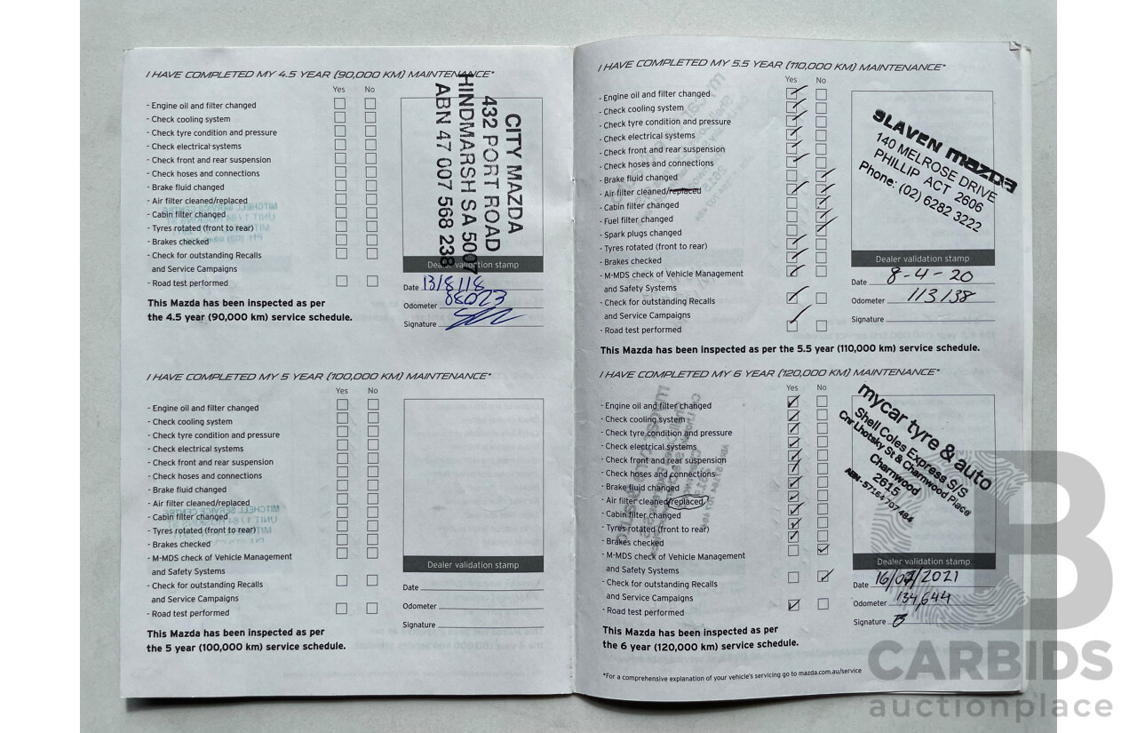 12/12 Mazda Cx-5 GRAND TOURER (4x4) AWD  4D Wagon Blue 2.2L