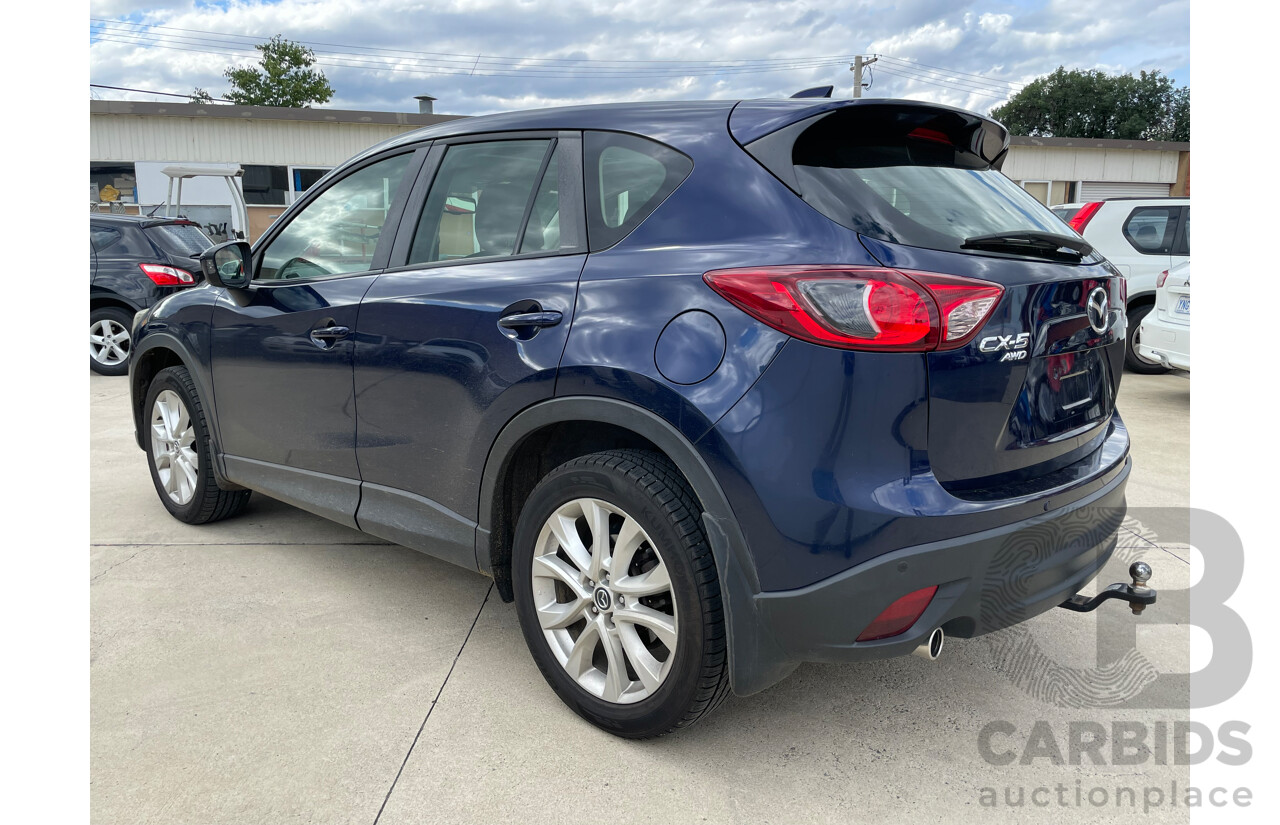12/12 Mazda Cx-5 GRAND TOURER (4x4) AWD  4D Wagon Blue 2.2L