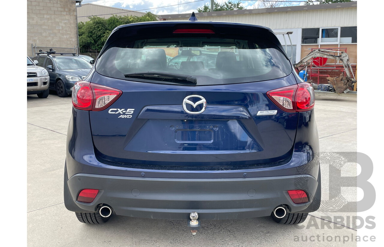 12/12 Mazda Cx-5 GRAND TOURER (4x4) AWD  4D Wagon Blue 2.2L