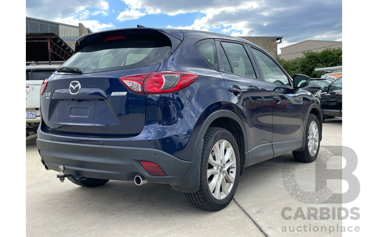 12/12 Mazda Cx-5 GRAND TOURER (4x4) AWD  4D Wagon Blue 2.2L