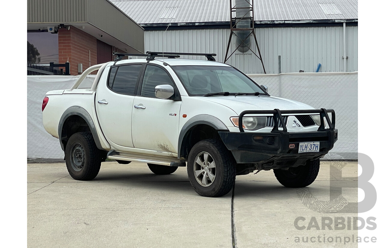 06/07 Mitsubishi Triton GLX-R (4x4) 4x4 ML Double Cab Utility White 3.2L