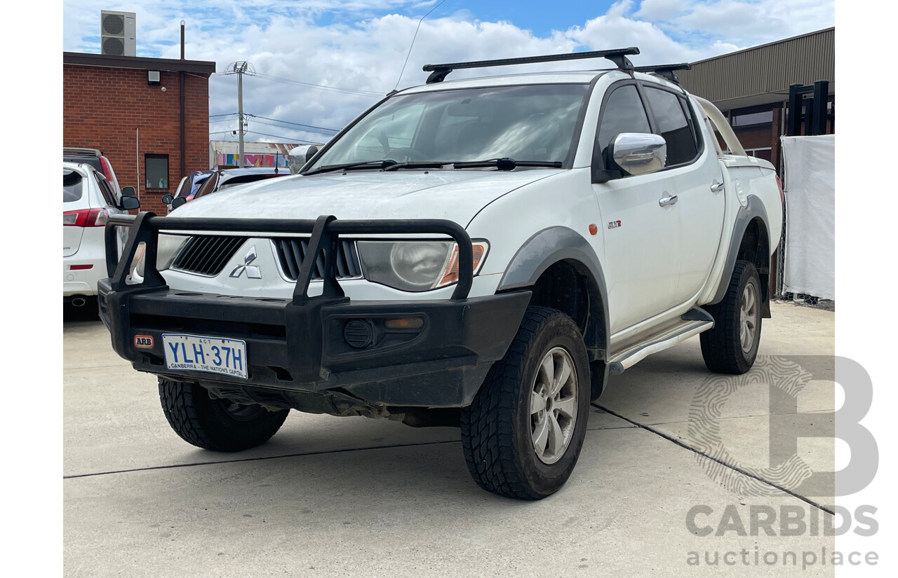 06/07 Mitsubishi Triton GLX-R (4x4) 4x4 ML Double Cab Utility White 3.2L