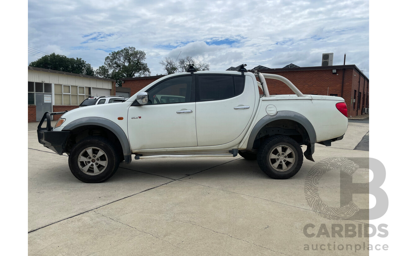 06/07 Mitsubishi Triton GLX-R (4x4) 4x4 ML Double Cab Utility White 3.2L