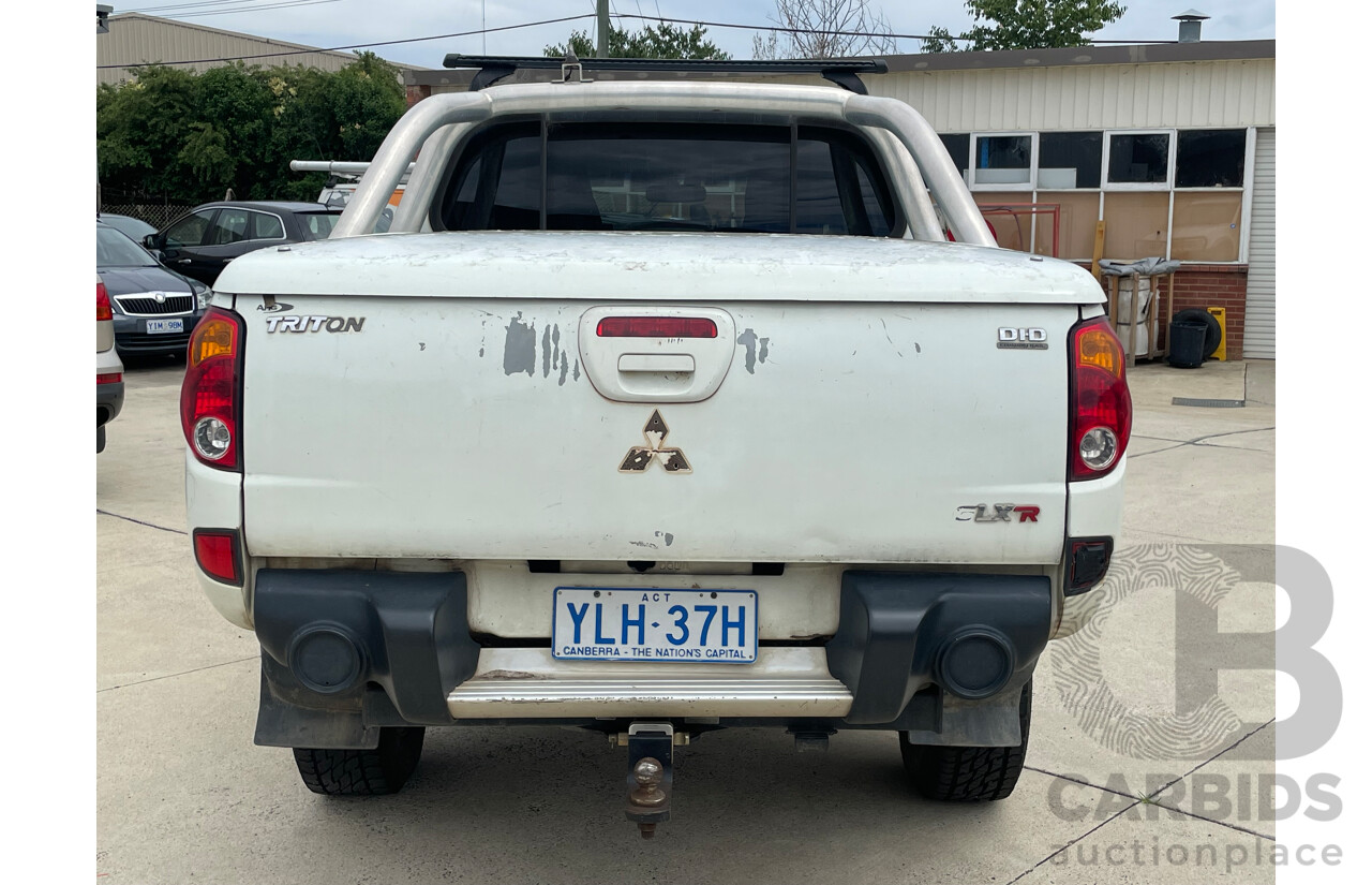 06/07 Mitsubishi Triton GLX-R (4x4) 4x4 ML Double Cab Utility White 3.2L