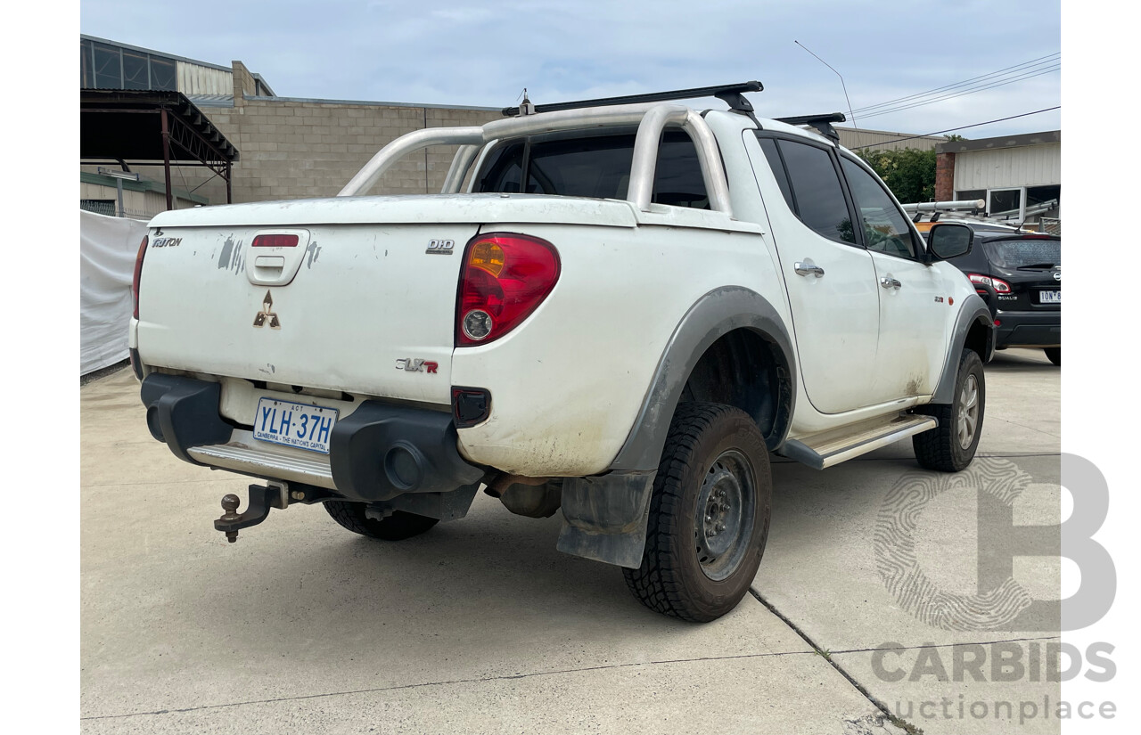 06/07 Mitsubishi Triton GLX-R (4x4) 4x4 ML Double Cab Utility White 3.2L