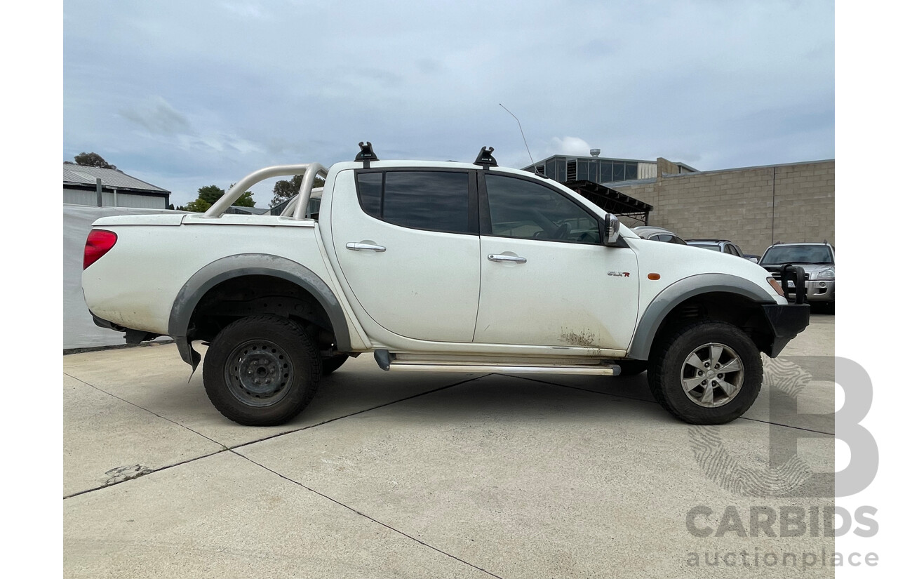 06/07 Mitsubishi Triton GLX-R (4x4) 4x4 ML Double Cab Utility White 3.2L