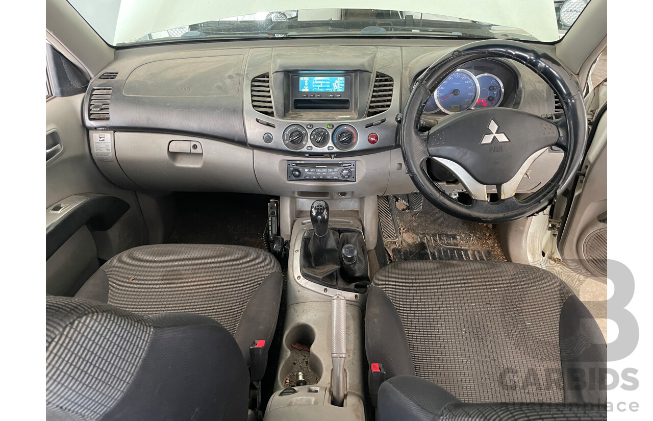 06/07 Mitsubishi Triton GLX-R (4x4) 4x4 ML Double Cab Utility White 3.2L