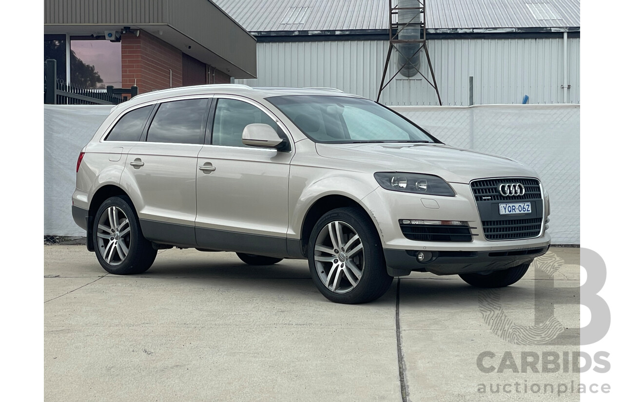 02/07 Audi Q7 3.0 TDI QUATTRO AWD  4D Wagon Beige 3.0L