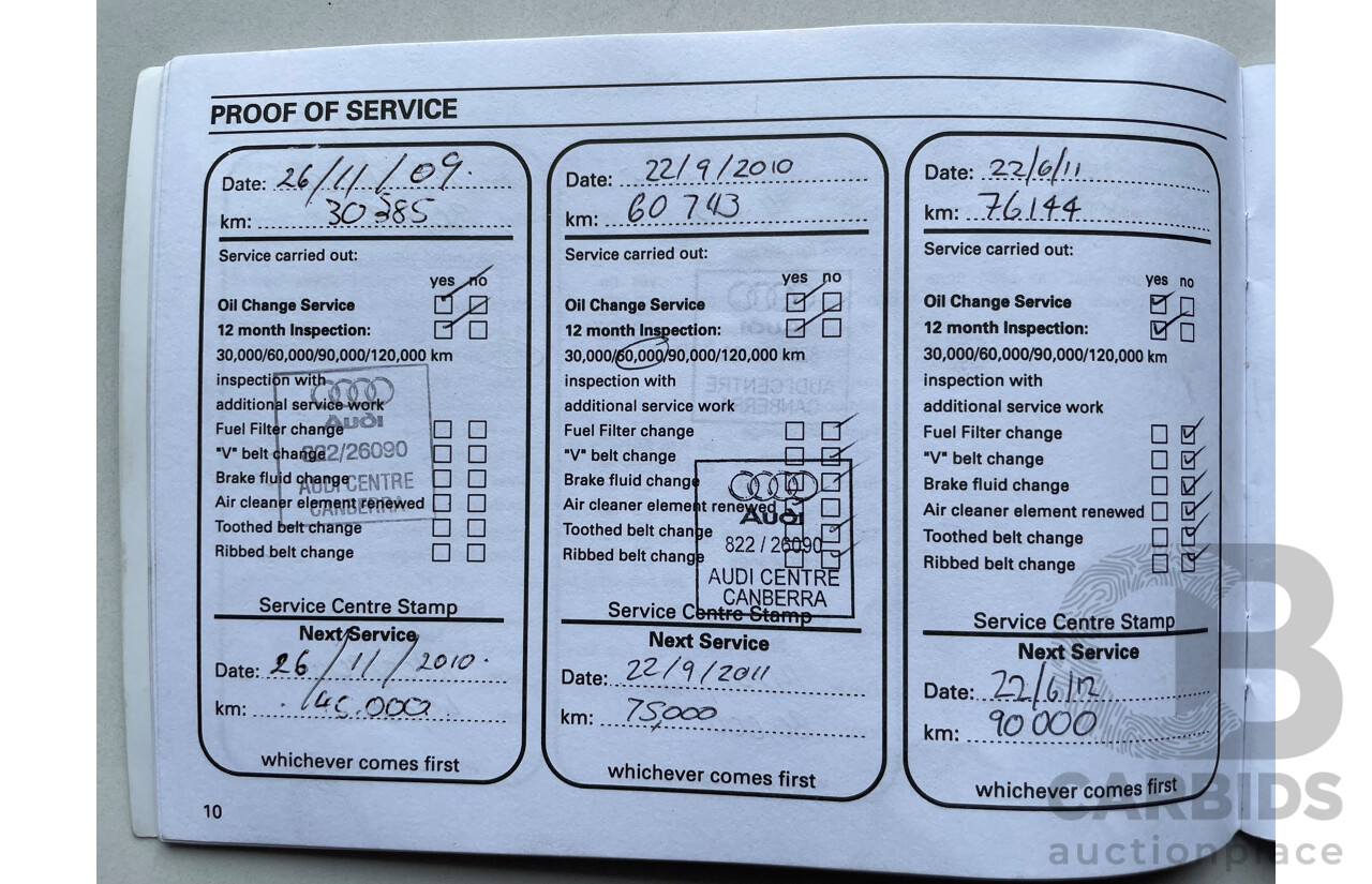 02/07 Audi Q7 3.0 TDI QUATTRO AWD  4D Wagon Beige 3.0L