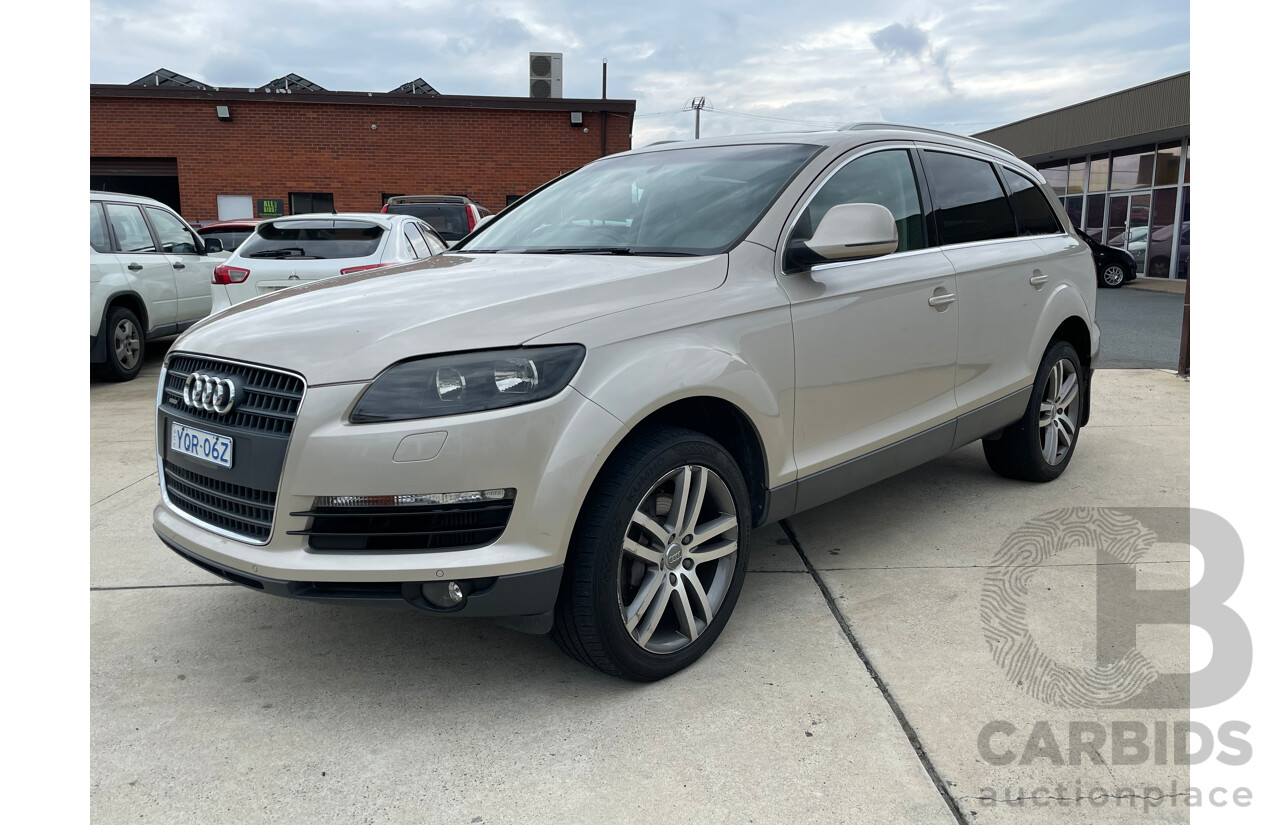 02/07 Audi Q7 3.0 TDI QUATTRO AWD  4D Wagon Beige 3.0L
