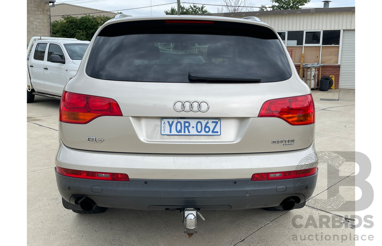 02/07 Audi Q7 3.0 TDI QUATTRO AWD  4D Wagon Beige 3.0L
