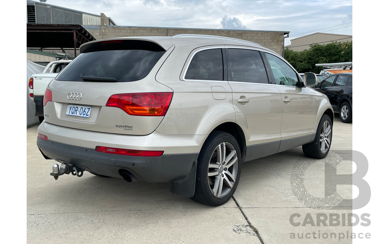 02/07 Audi Q7 3.0 TDI QUATTRO AWD  4D Wagon Beige 3.0L