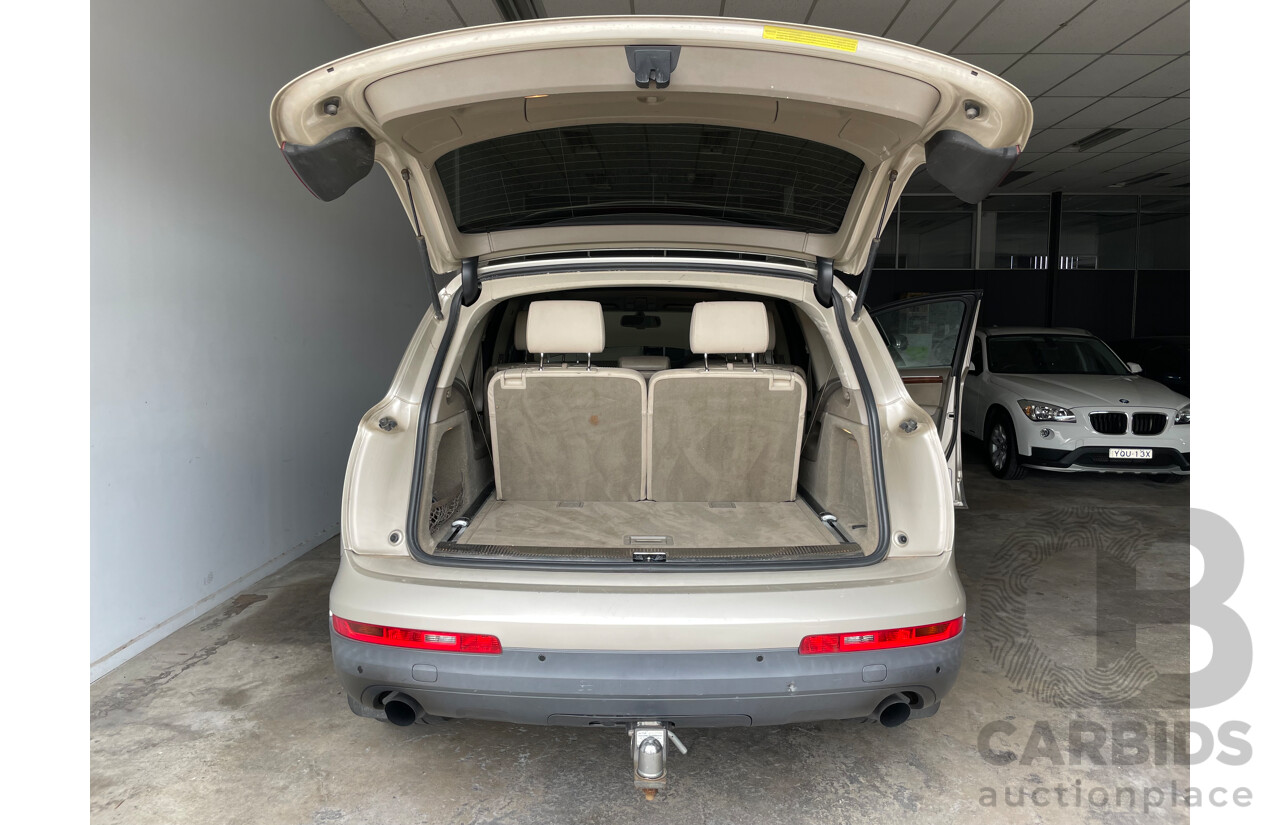 02/07 Audi Q7 3.0 TDI QUATTRO AWD  4D Wagon Beige 3.0L