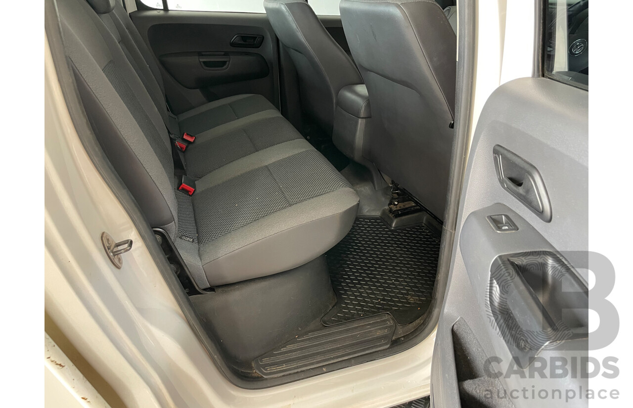 11/12 Volkswagen Amarok TDI420 (4x4) 4x4 2H MY12.5 Dual C/Chas White 2.0L