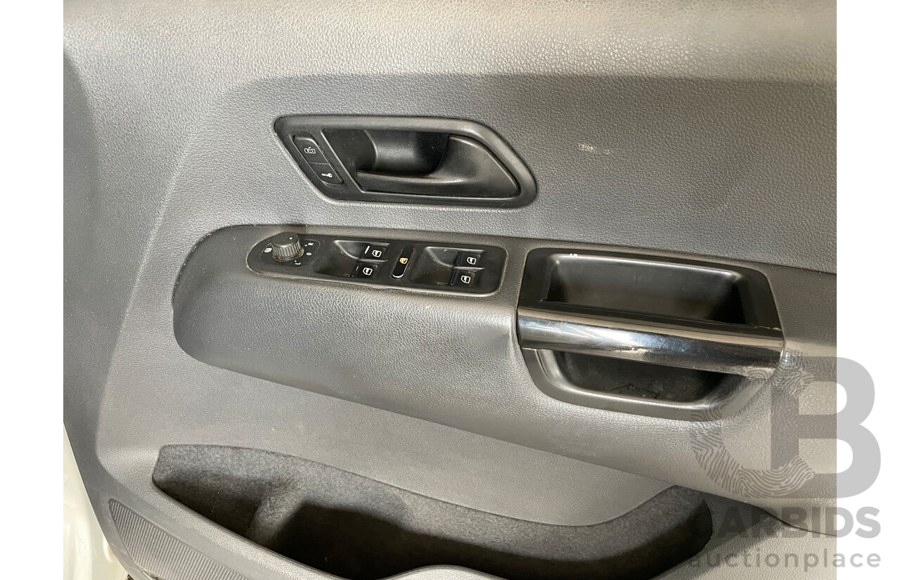 11/12 Volkswagen Amarok TDI420 (4x4) 4x4 2H MY12.5 Dual C/Chas White 2.0L