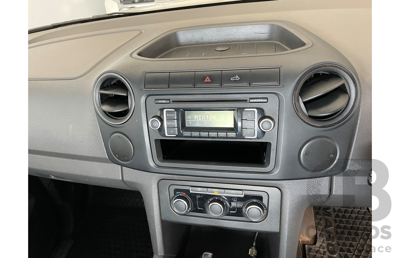 11/12 Volkswagen Amarok TDI420 (4x4) 4x4 2H MY12.5 Dual C/Chas White 2.0L