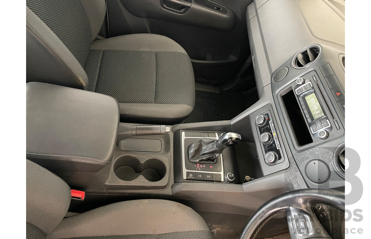 11/12 Volkswagen Amarok TDI420 (4x4) 4x4 2H MY12.5 Dual C/Chas White 2.0L