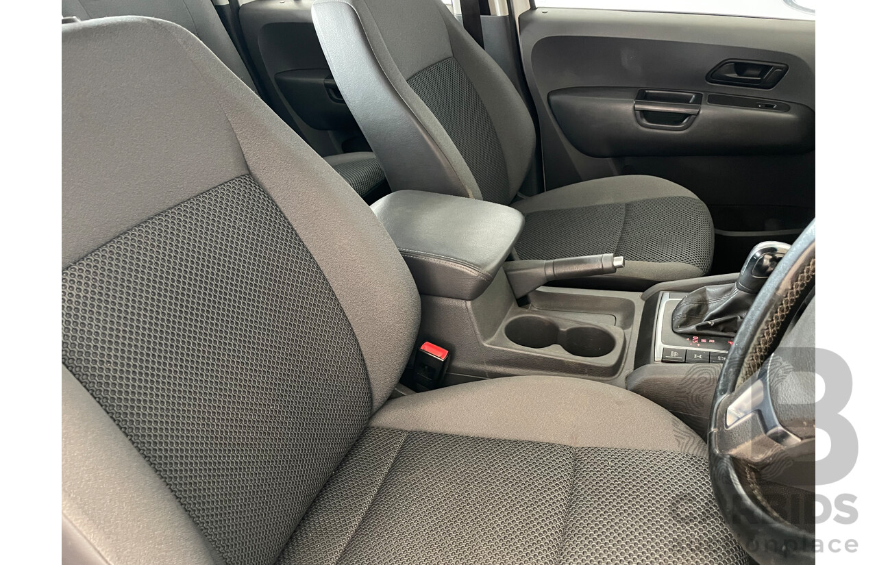 11/12 Volkswagen Amarok TDI420 (4x4) 4x4 2H MY12.5 Dual C/Chas White 2.0L