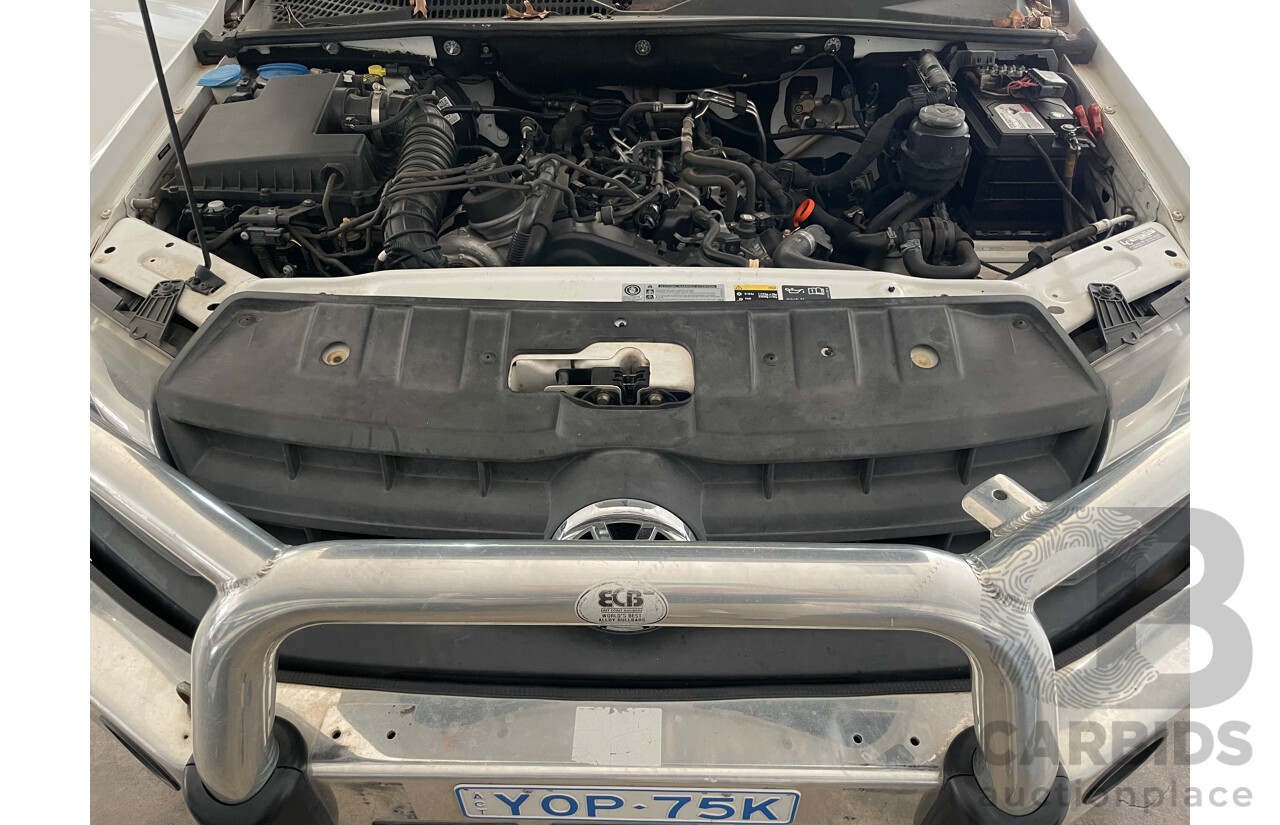 11/12 Volkswagen Amarok TDI420 (4x4) 4x4 2H MY12.5 Dual C/Chas White 2.0L