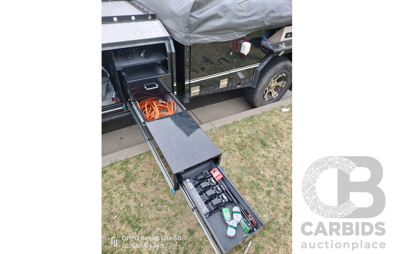 2016 Ezytrail Portland LX 5.3m (17ft) Off Road Soft Floor Camper Trailer