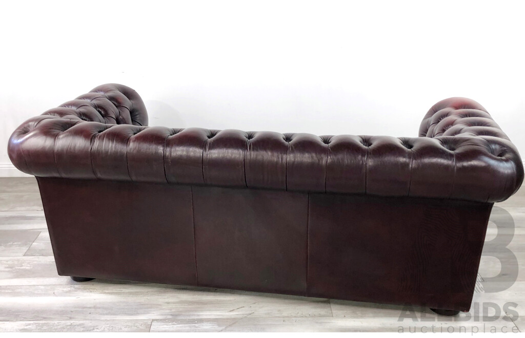 Chesterfield Leather Lounge by Moran Furniture