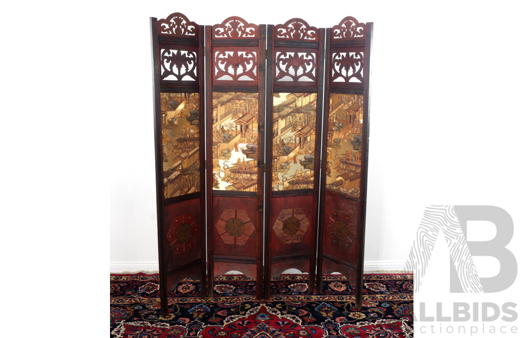 Pair of Modern Chinese Dressing Screens