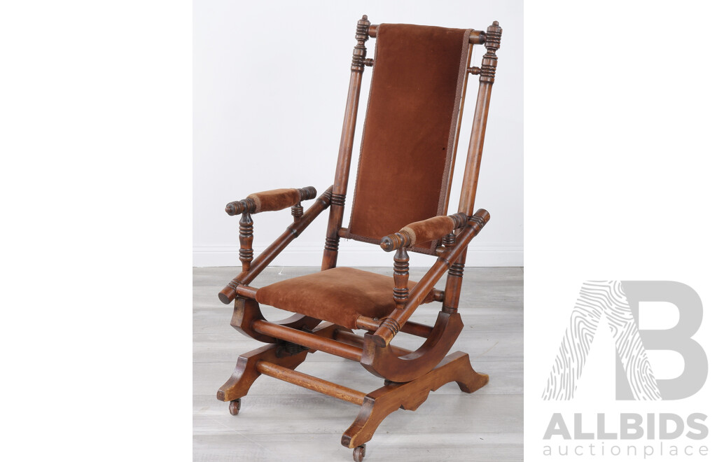 Vintage Timber Dexter Rocking Chair - Lot 1515943 | ALLBIDS