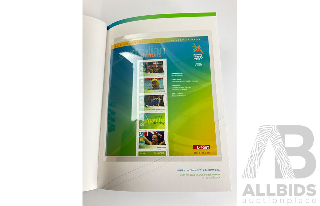 Australian 2006 Collection of Commonwealth Games Stamp Album