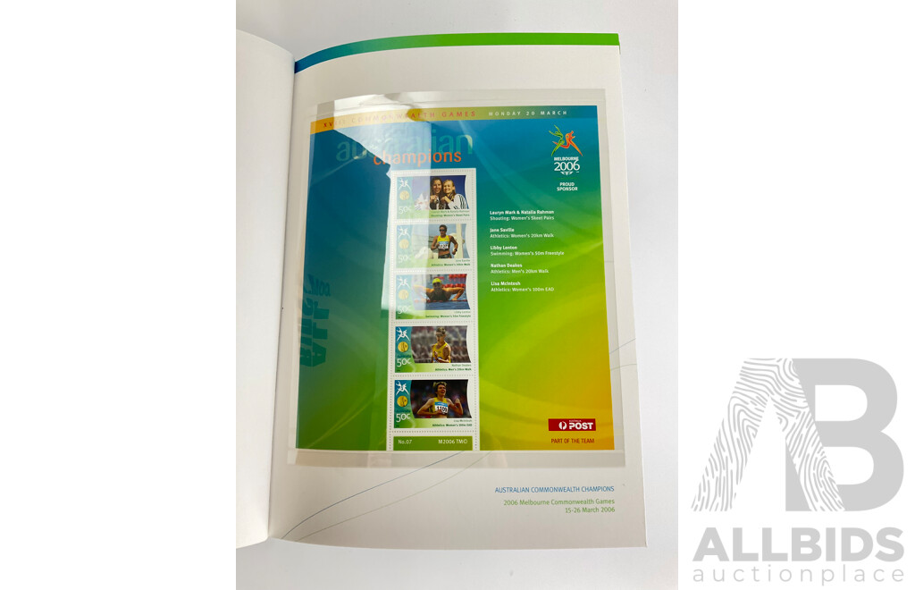 Australian 2006 Collection of Commonwealth Games Stamp Album