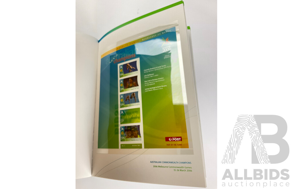 Australian 2006 Collection of Commonwealth Games Stamp Album