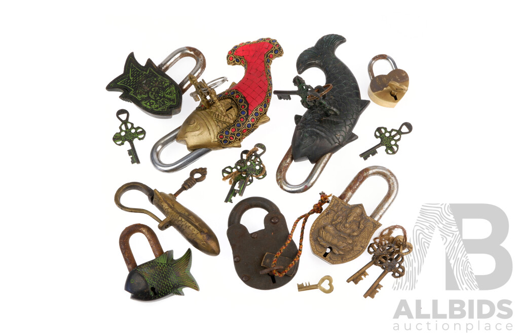 Collection Vintage and Other Locks - Lot 1558615 | ALLBIDS