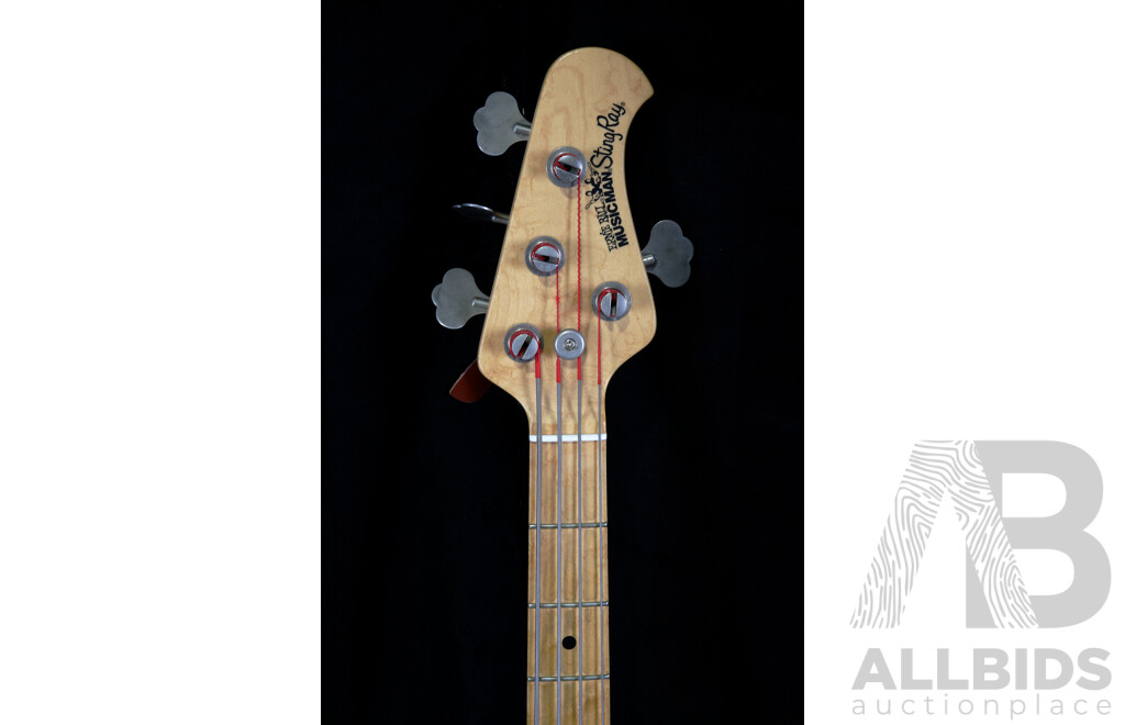 Ernie Ball MusicMan Classic StingRay 4 Bass Guitar - Serial No 41696