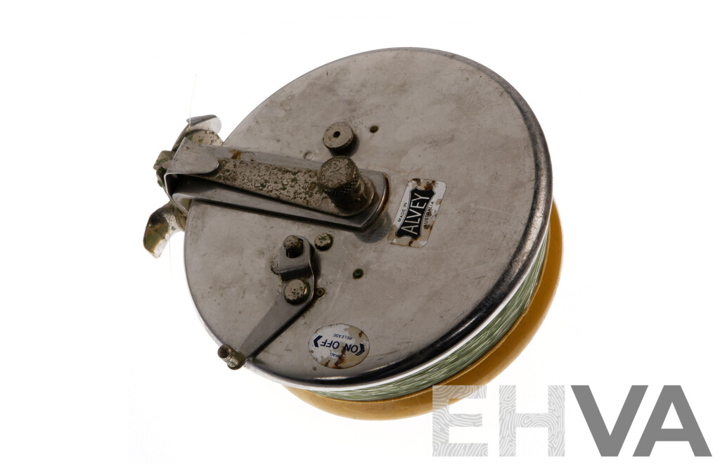 Vintage Charles Alvey Australia Estuary Champion Star Drag Fishing Reel