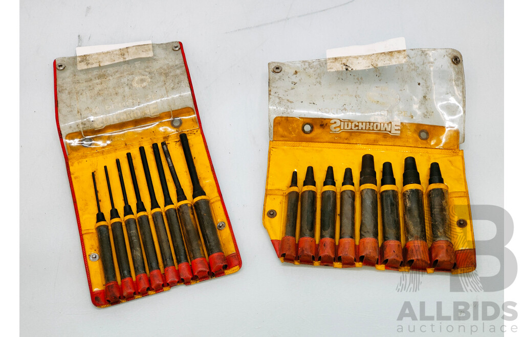 SIDCHROME Punch Set - Lot of 2