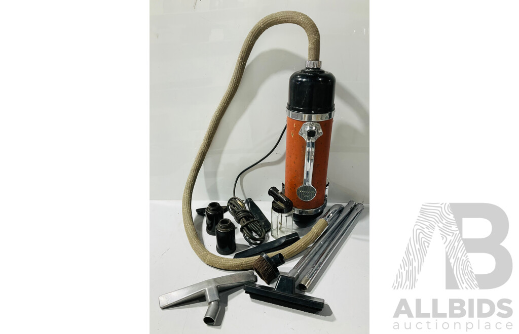 Super Retro Vactric Model  W 404 Vacuum Cleaner with Reversible Action, Paint Spray Gun and Other Accessories