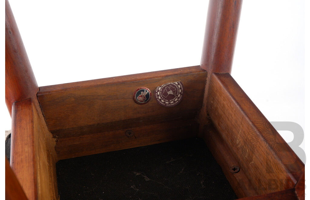 Mid Century Pair of Barstools by T.H.Brown