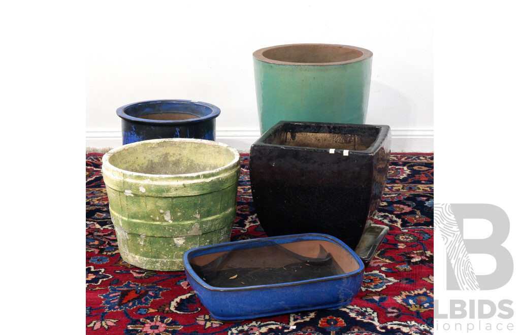Large Collection of Ceramic and Terracotta Planters