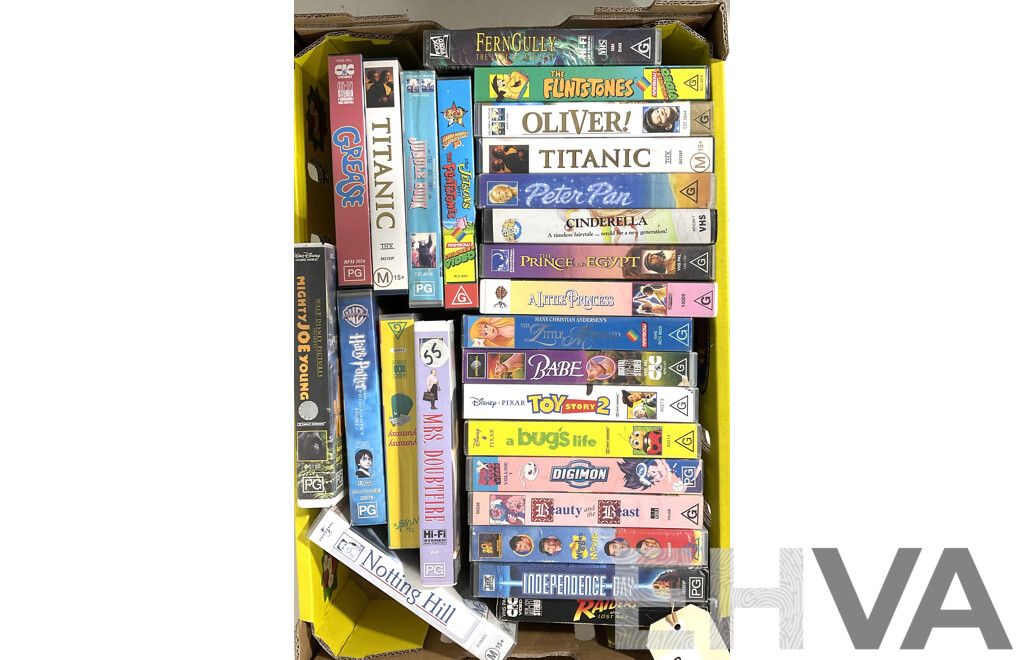 Collection of VHS Tapes