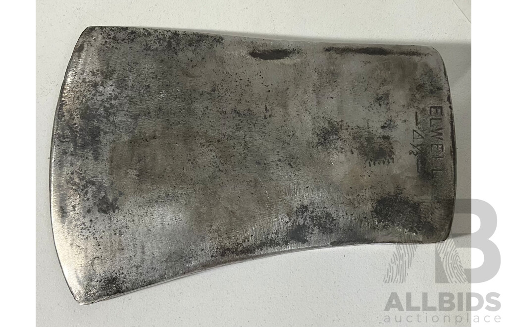 Vintage Elwell 4 1/2 Axe Head
