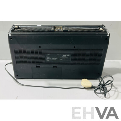 Vintage Aiwa Stereo Radio Cassette Recorder 955 (Model No. TPR-955G) with Electric Cord