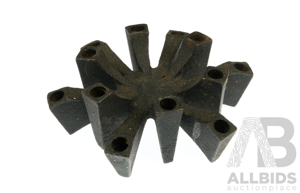 Retro Japanese Metal Taper Holder