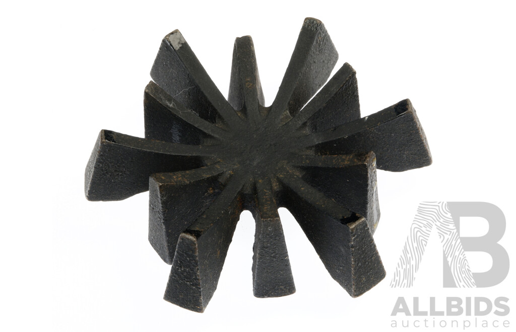 Retro Japanese Metal Taper Holder