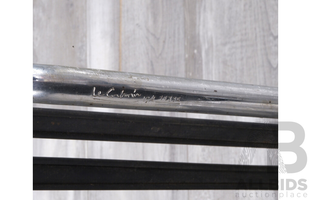 Le Corbusier Chaise Lounge with Cow Hide