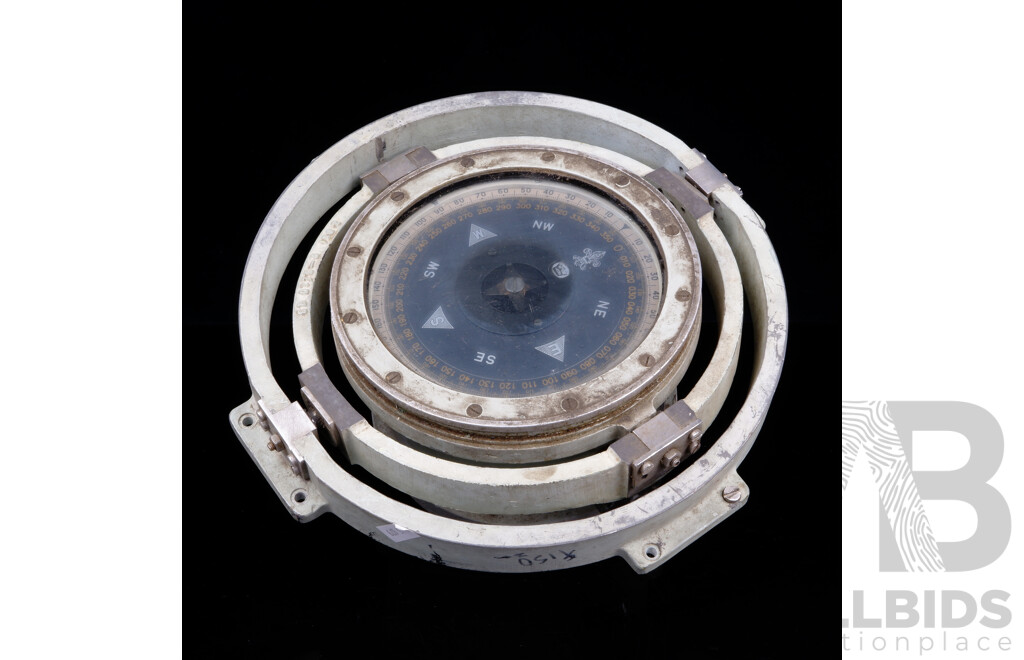 Vintage Maritime Gimbal Compass