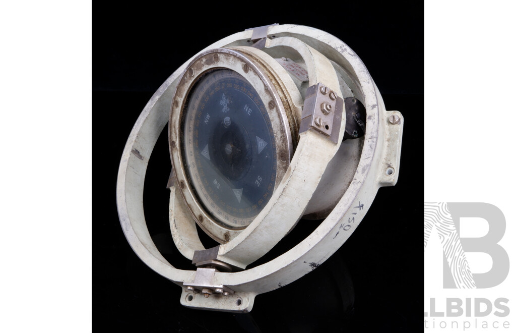 Vintage Maritime Gimbal Compass