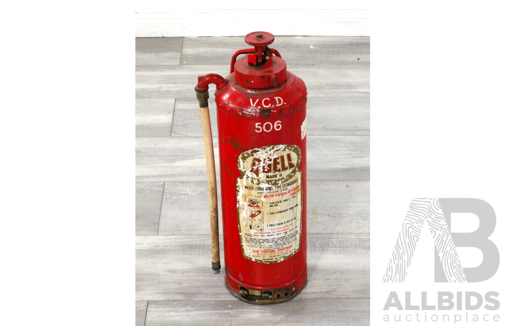 Vintage Quell MKII Fire Extinguisher
