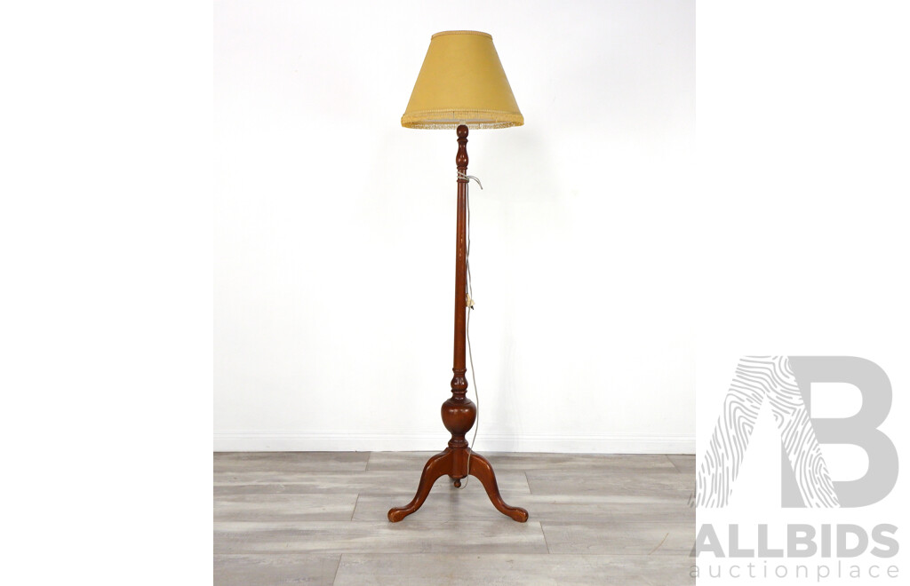 Mahogany Floor Lamp