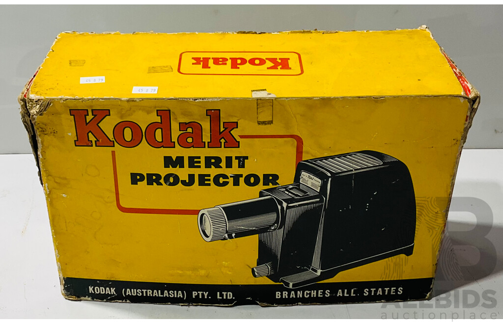 Vintage Kodak Merit Projector in Original Box